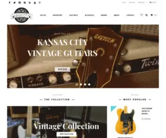 Kcvintageguitars.com(Kansas City Vintage Guitars) Screenshot