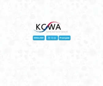 Kcwa.net(The WAY(We Are With You)) Screenshot