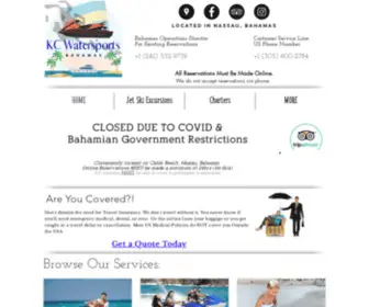 Kcwatersportsbahamas.com(K&C Watersports Bahamas) Screenshot