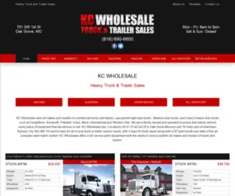 KCwholesale.net(Trucks For Sale) Screenshot