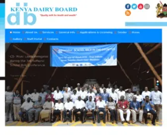 KDB.co.ke(Kenya Dairy Board) Screenshot