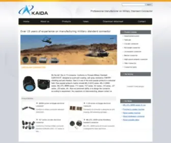 Kdconnector.com(Professional Manufacturer on Military Standard Connector) Screenshot