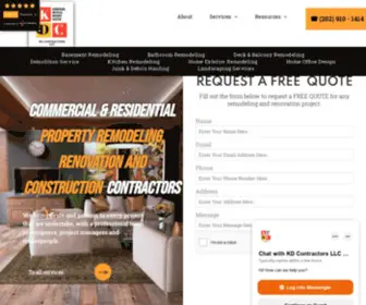 Kdcontractorsllc.info(KD Contractors LLC Design) Screenshot