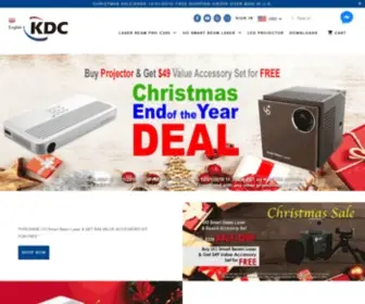 Kdcusa.com(KDC USA Portable Projectors) Screenshot