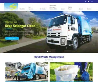 Kdebwm.com(KDEB Waste Management) Screenshot