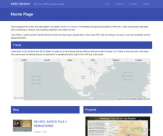 Kdechant.com(Keith Dechant) Screenshot