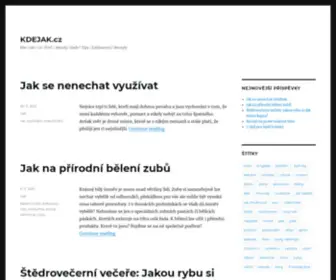 Kdejak.cz(Kde) Screenshot