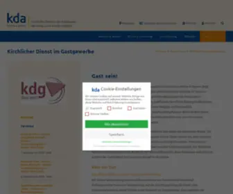 KDG-Bayern.de(Kirchlicher Dienst im Gastgewerbe) Screenshot