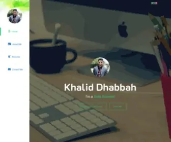 Kdhabbah.com(Khalid Dhabbah) Screenshot