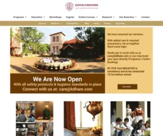 Kdham.com(Yoga Institute) Screenshot