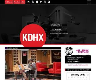 KDHX.org(88.1 FM) Screenshot