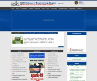 KDkce.edu.in(KDK College of Engineering) Screenshot