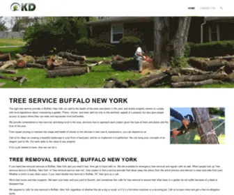 Kdlawncareandtreeservicebuffalo.com(Tree Service) Screenshot