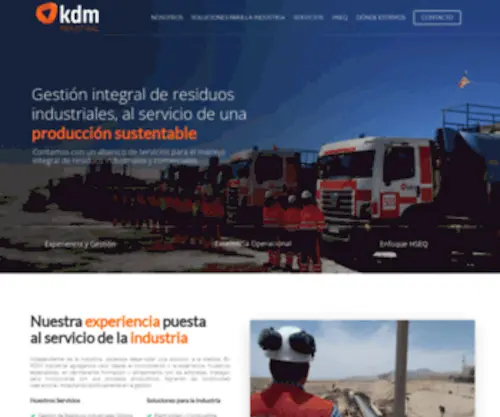 Kdmindustrial.cl(KDM Industrial) Screenshot