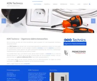 KDN-Technics.be(Algemene elektriciteitswerken) Screenshot