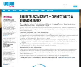 KDN.co.ke(Liquid Telecom Kenya) Screenshot