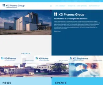 KDpharmagroup.com(KD Pharma) Screenshot