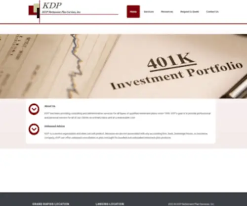 KDPRPS.com(KDP Retirement PlanHome) Screenshot