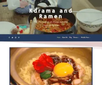 Kdramaandramen.com(For the love of all things kdrama) Screenshot