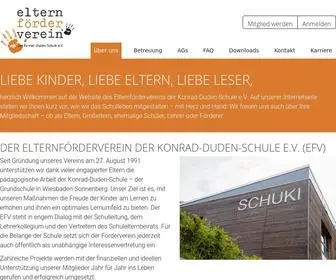 KDS-Foerderverein.de(Elternförderverein der Konrad) Screenshot