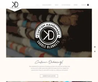 Kdsaddleblankets.com(KD Saddle Blankets) Screenshot