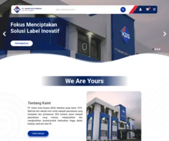 KDslabel.co.id(Perusahaan Percetakan dan Printing Stiker Label di Indonesia) Screenshot