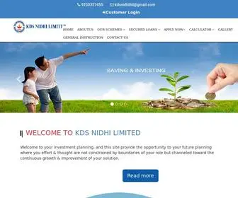 KDsnidhibanking.com(KDS NIDHI LIMITED) Screenshot