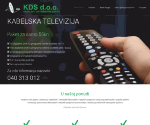 KDSTV.hr(Kabelska televizija) Screenshot