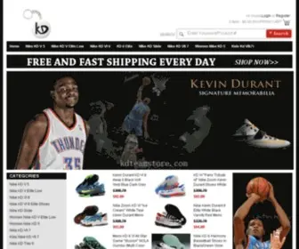 Kdteamshop.com(Kevin Durant Shoes Cheap On Sale) Screenshot