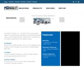 Kdvalve.com(Severe Service metal Seated Ball Valve l KD VALVE) Screenshot