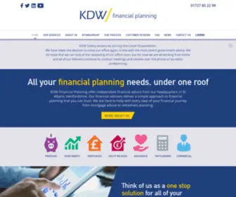 KDW.co.uk(KDW Financial Planning) Screenshot