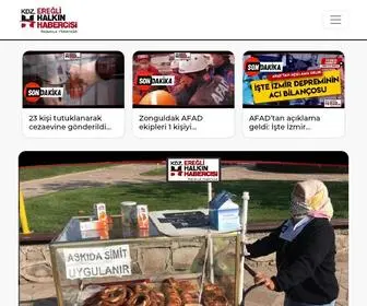 Kdzereglihalkinhabercisi.com(Kdz. Ereğli Halkın Habercisi) Screenshot