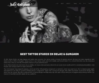 KDztattoos.com(Best tattoo artist in Delhi) Screenshot