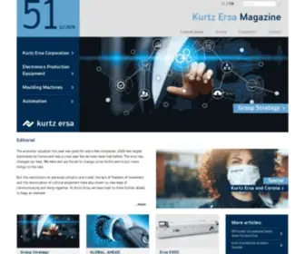 KE-Mag.com(The Kurtz Ersa Corporation) Screenshot