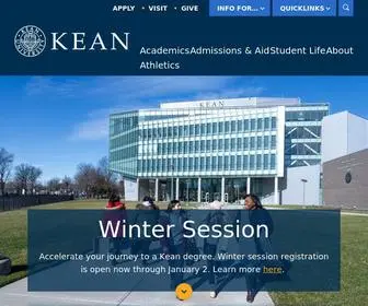 Kean.edu(Kean University) Screenshot