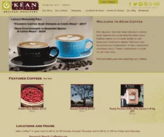 Keancoffee.com(Kéan Coffee) Screenshot