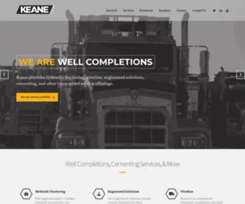 Keanegrp.com(Keane Group) Screenshot