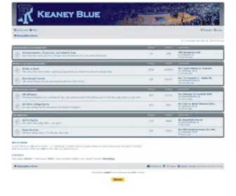 Keaneyblue.com(URI Basketball Forum @) Screenshot