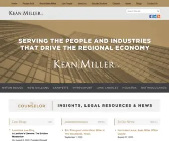 Keanmiller.com(Kean Miller LLP) Screenshot