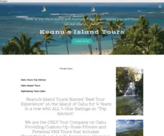 Keanuislandtours.com(Keanu's Island Tours) Screenshot