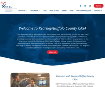 Kearneybuffalocountycasa.com(Court Appointed Special Advocates for Children in Kearney and Buffalo County) Screenshot