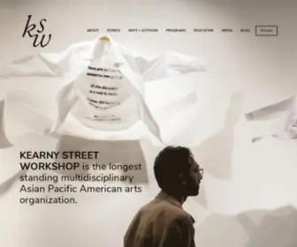 Kearnystreet.org(Building Asian Pacific American art + community since 1972. KSW's mission) Screenshot