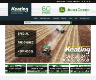 Keatingtractor.com Screenshot