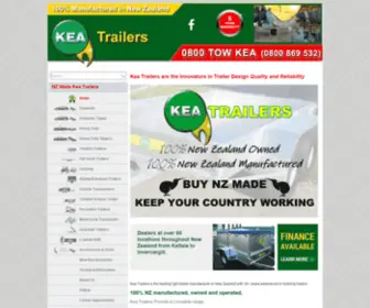 Keatrailers.co.nz(KEA Trailers) Screenshot