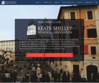 Keats-Shelley.org(Keats-shelley memorial association) Screenshot