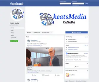 Keatsmedia.ca(Keats Media) Screenshot