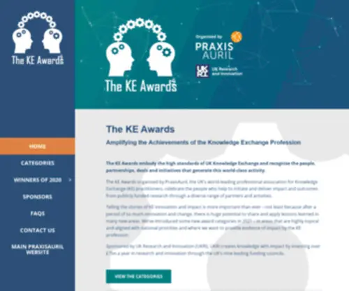 Keawards.org.uk(KE Awards 2023) Screenshot