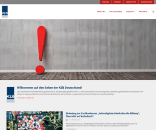 Keb-Deutschland.de(Bildung mit Sinn) Screenshot