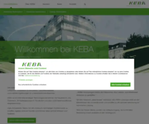 Keba.co.at(Automation by innovation) Screenshot