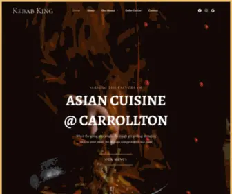 Kebabkingdallas.com(Asian Cuisine) Screenshot